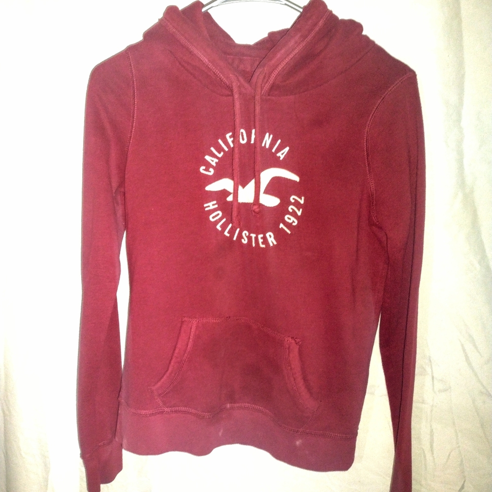 Maroon Hollister Hoodie